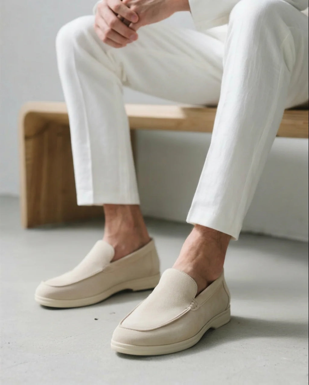 Suede Loafers