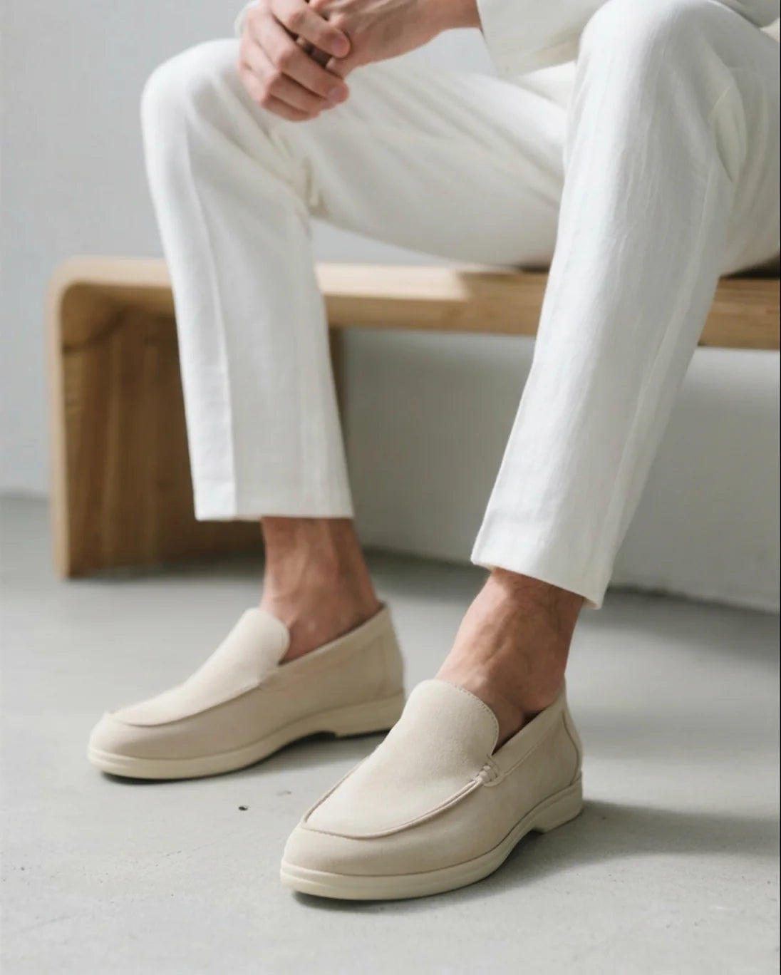 Suede Loafers